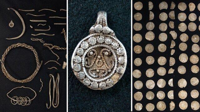 كنز فضي من عصر الفايكنغ