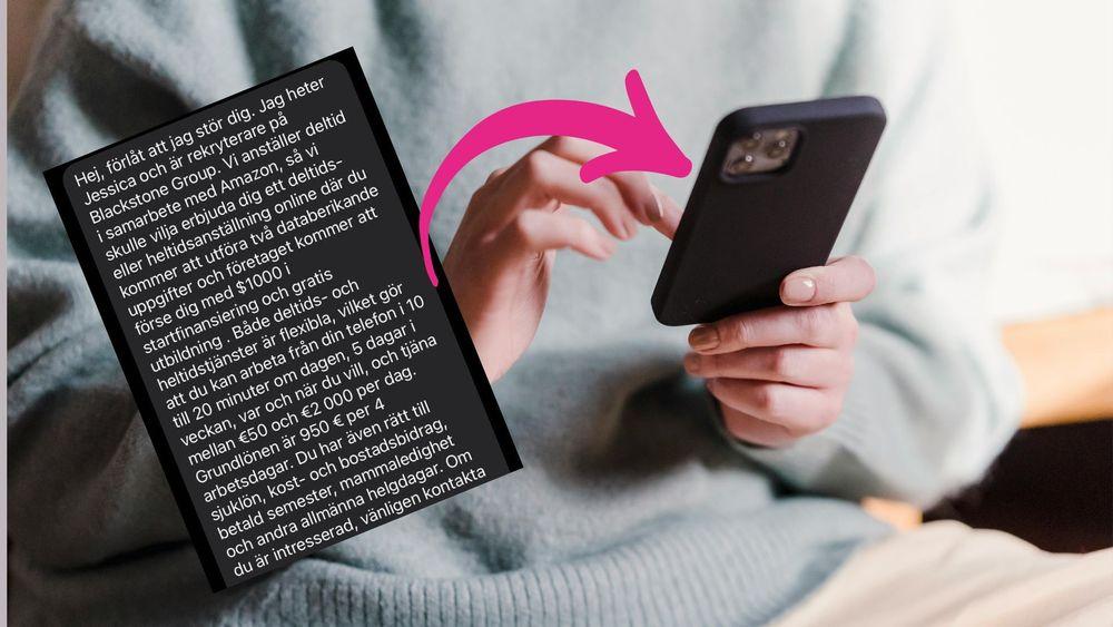 الاحتيال عبر الرسائل النصية