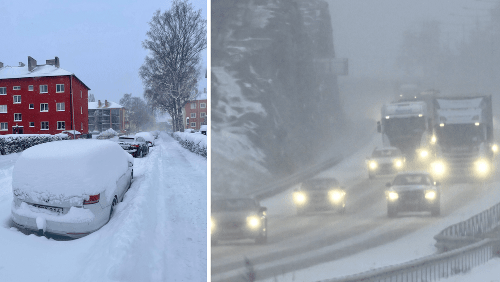 تساقط الثلوج الكثيف والرياح القوية 