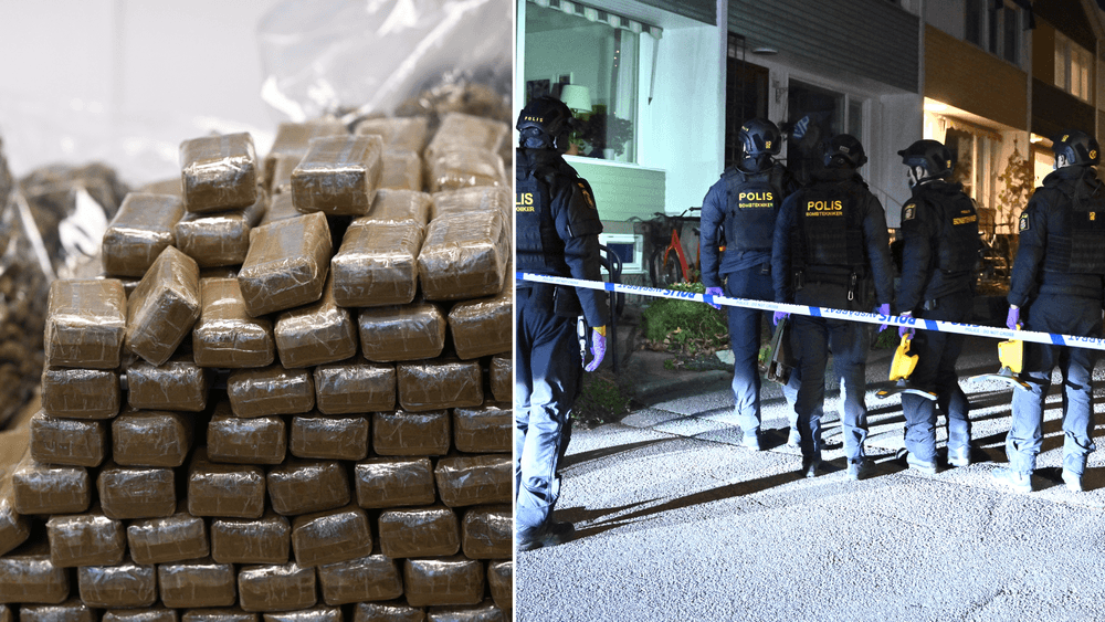 الشرطة السويدية عن ضبط كمية هائلة من المخدرات