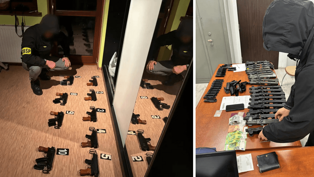  شبكات إجرامية في أنحاء أوروبا بالأسلحة