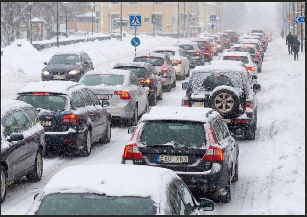 تشهد عدة مناطق سويدية موجة طقس شتوية قاسية