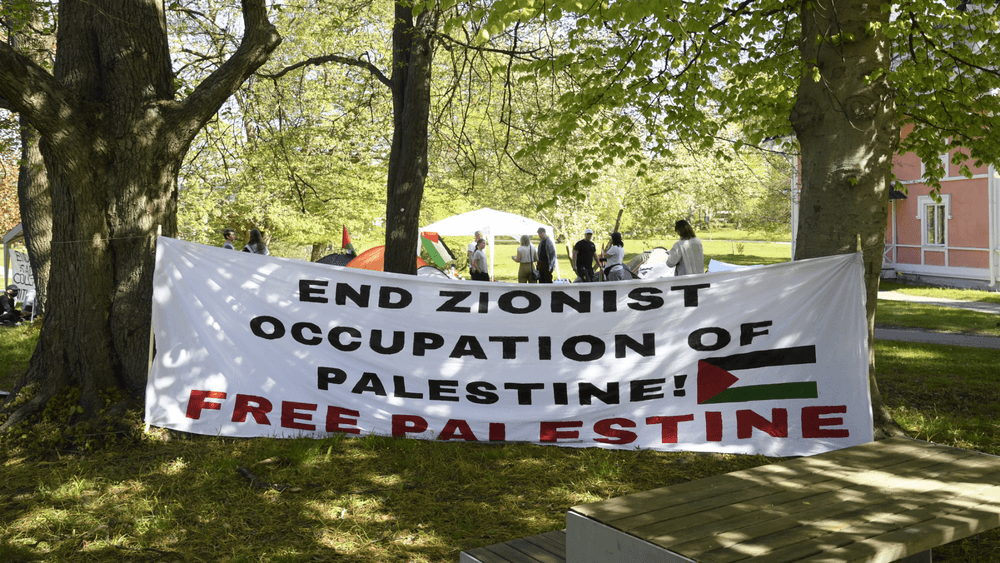 مظاهرات تدعم فلسطين