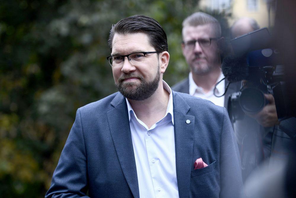 من هو جيمي أوكسون زعيم حزب ديمقراطيو السويد؟
