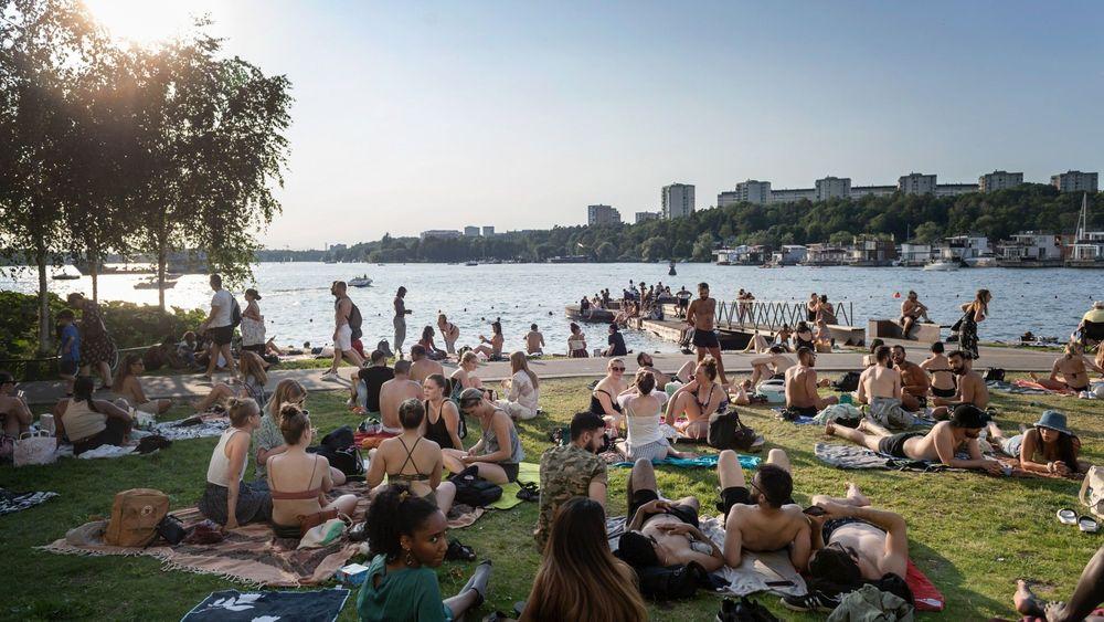 درجات الحرارة في السويد