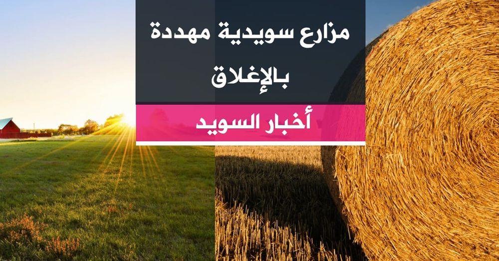 مزارع سويدية مهددة بالإغلاق
