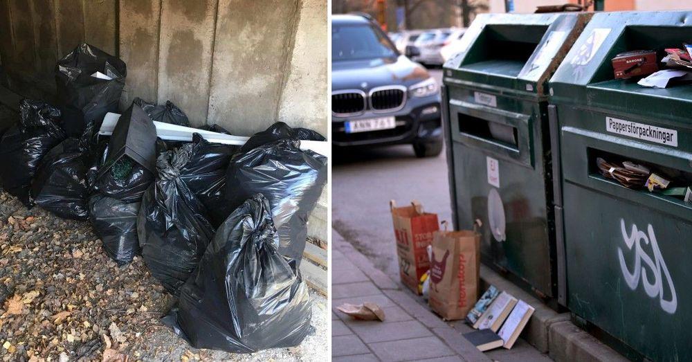 حظر أكياس القمامة السوداء في بلديات سويدية