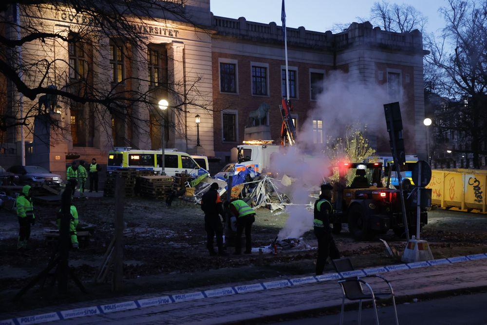 مخيم الخيام المؤيد لفلسطين