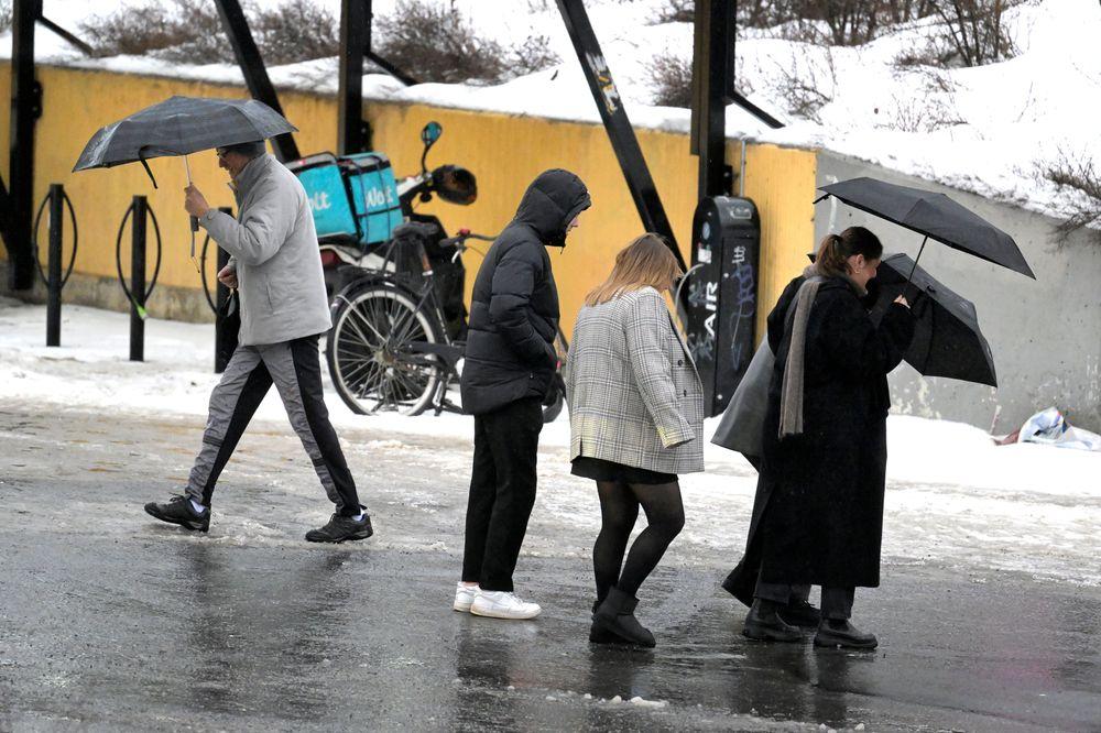 درجات الحرارة في السويد