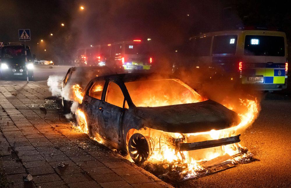 حرائق السيارات في مالمو