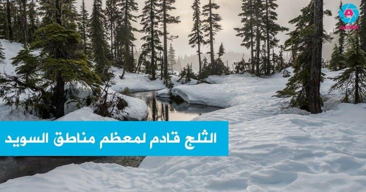 الثلج قادم لمعظم مناطق السويد