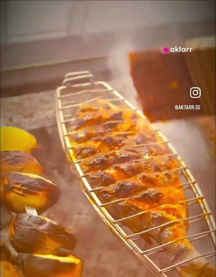 الدجاج على الفحم