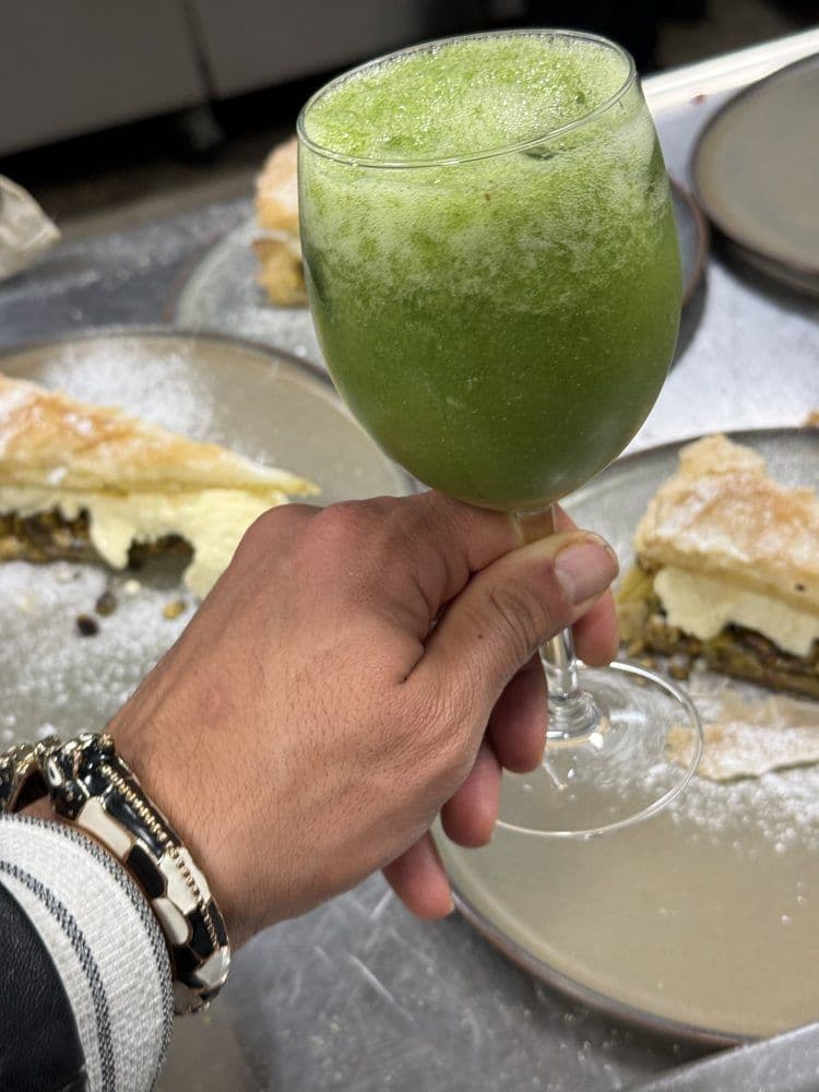 مشروب بالنعناع من الزيارة