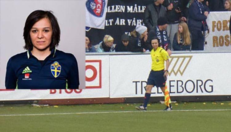 أول سورية تُمنحُ الشارة الدولية للتحكيم بكرة القدم في السويد