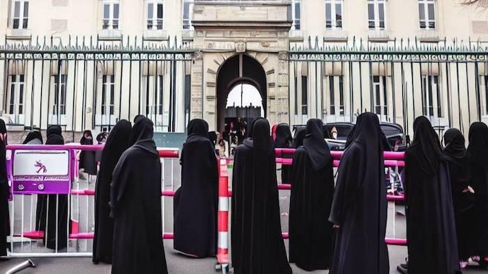 فرنسا تحظر العباءة في المدارس