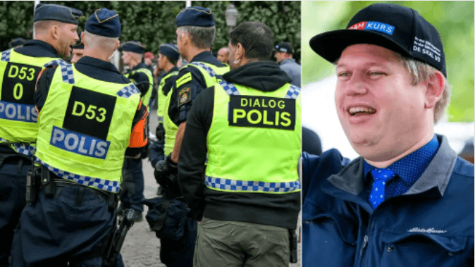 الشرطة تمنح بالودان إذناً بالتجمع في أربع مناطق سويدية