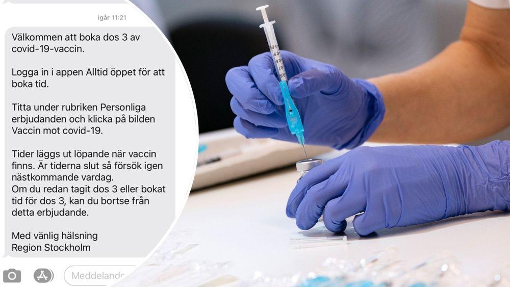 فتح باب التسجيل لجرعة اللقاح الثالثة في مقاطعتين سويديتين
