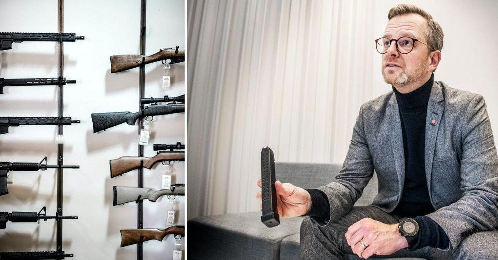 وزير الداخلية السويدي في مأزق يتعلق بقوانين السلاح