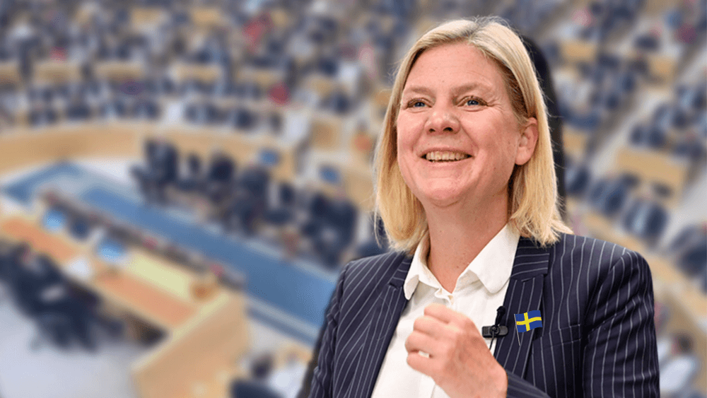 عاجل: أندرسون أول رئيسة وزراء في السويد