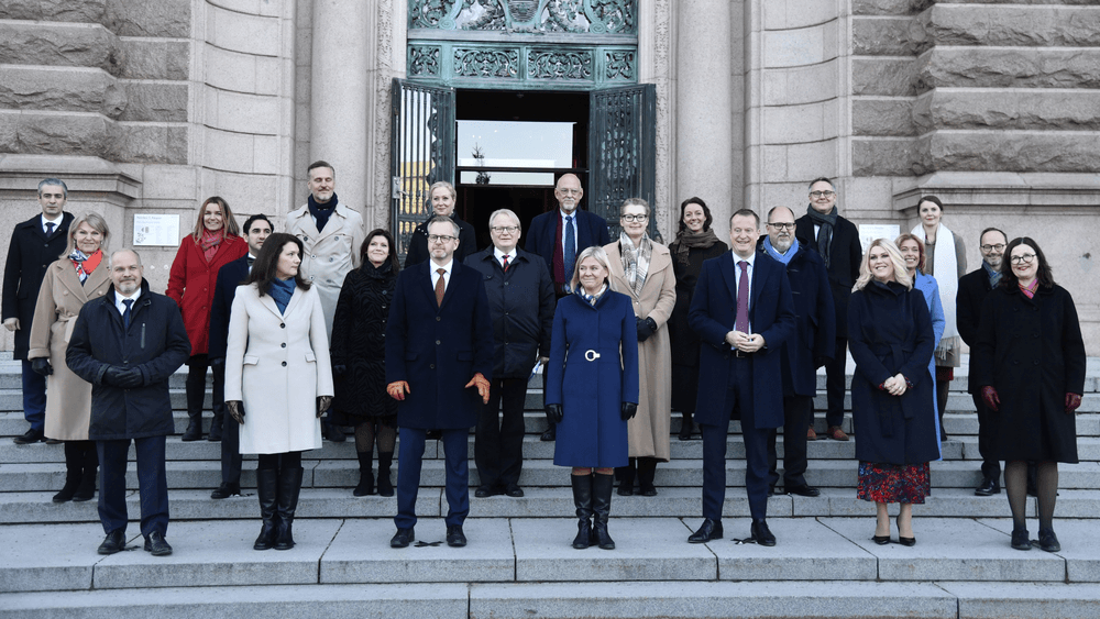 أسماء وزراء الحكومة الجديدة في السويد
