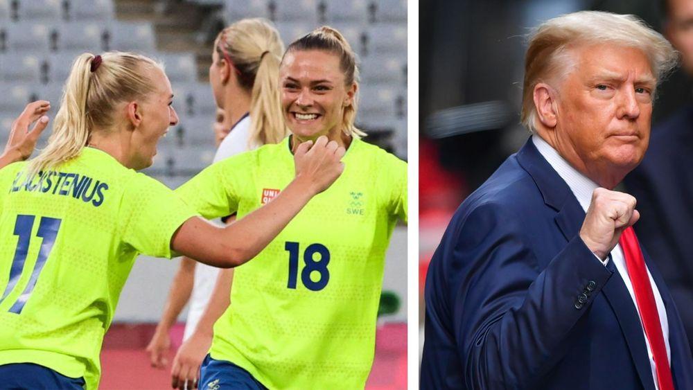 ترامب: فريق كرة القدم الأمريكي للنساء خسر أمام السويدي بسبب "اليقظة"