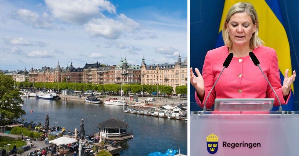 انخفاض تاريخي للناتج المحلي في السويد