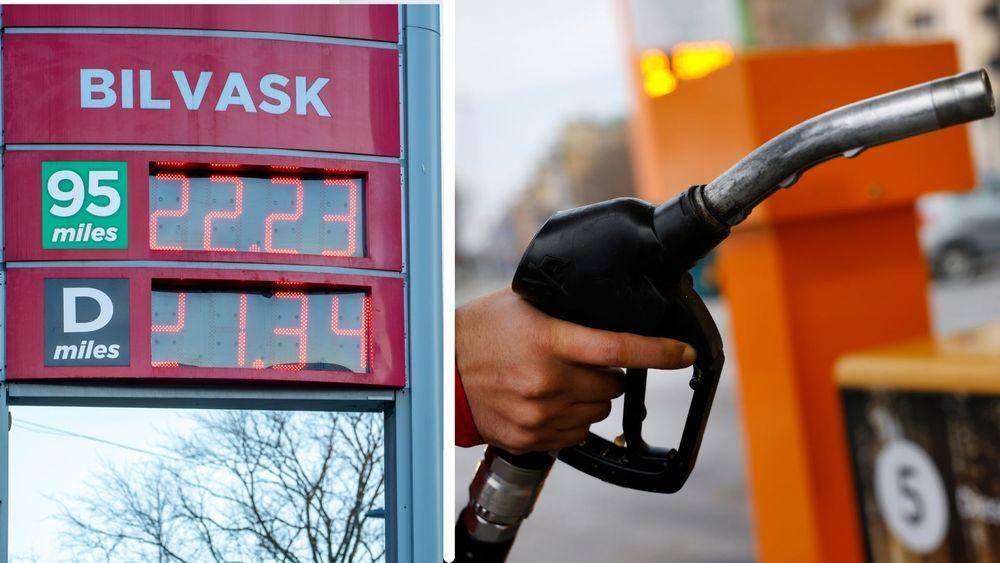ارتفاع كبير ومتزايد بأسعار الوقود في السويد