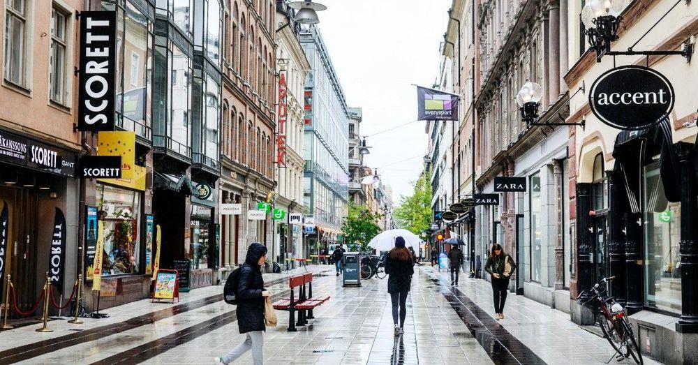 استمرار الطقس الغائم مع الأمطار في معظم مناطق السويد