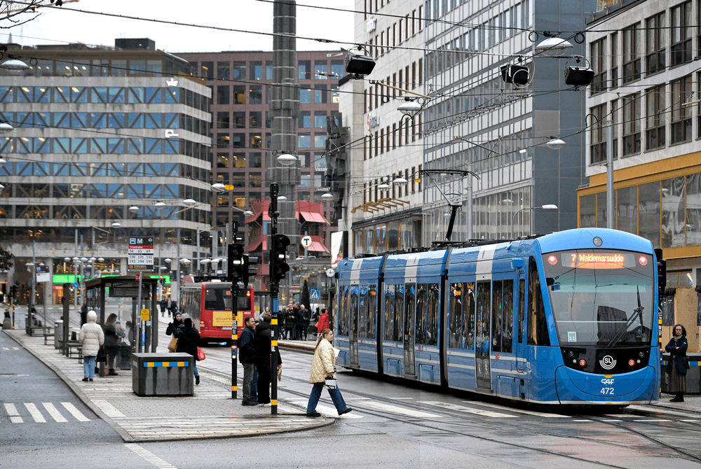 النقل العام في السويد 