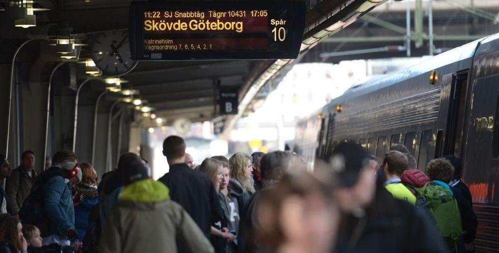 عمال القطارات في السويد