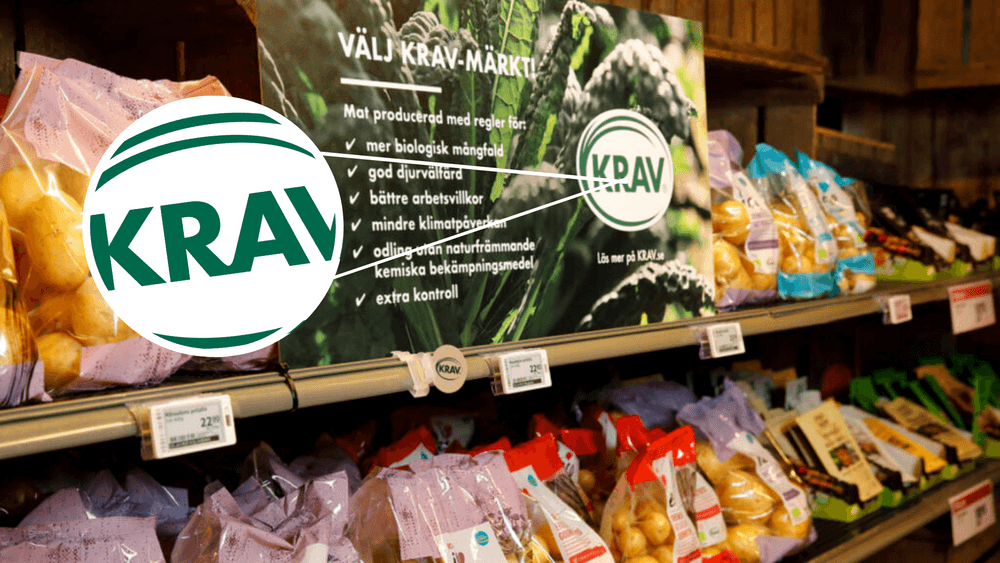 ما هي علامة "كراف Krav" على المنتجات الغذائية السويدية؟