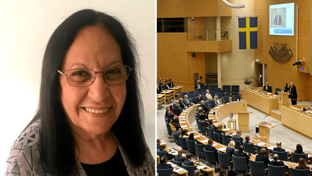 ماجدة أيوب: أول مصرية تدخل البرلمان السويدي