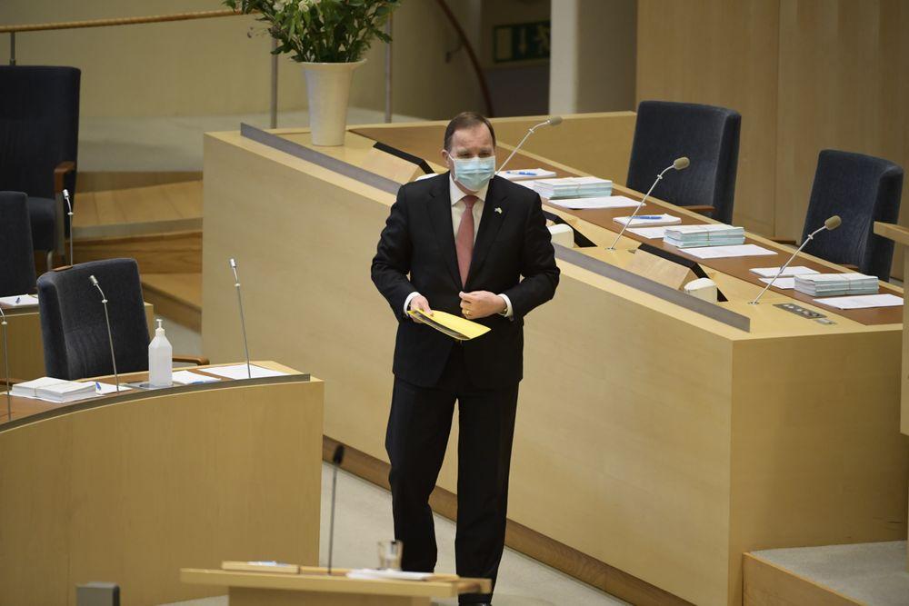 استجواب لوفين أمام اللجنة الدستورية بشأن استراتيجية كورونا السويدية
