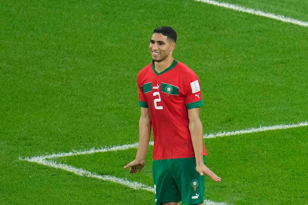 اللاعب المغربي أشرف حكيمي