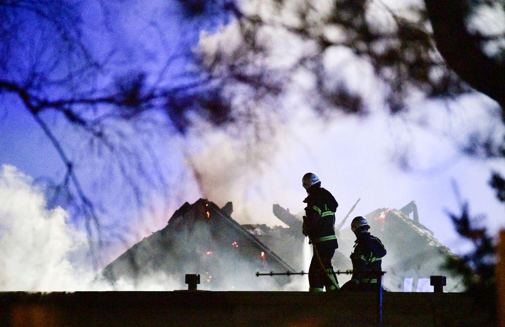 قتيل مجهول الهوية و حريق مفتعل في هالمستاد