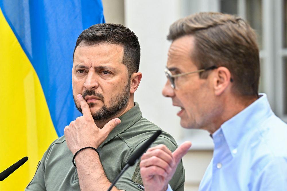 تحت حماية مشددة الرئيس الأوكراني يختتم زيارته للسويد ويتوجه إلى هولندا
