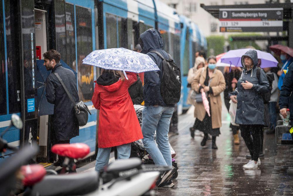 الأرصاد الجوية تتوقع أمطاراً غزيرة في عدة مناطق في السويد