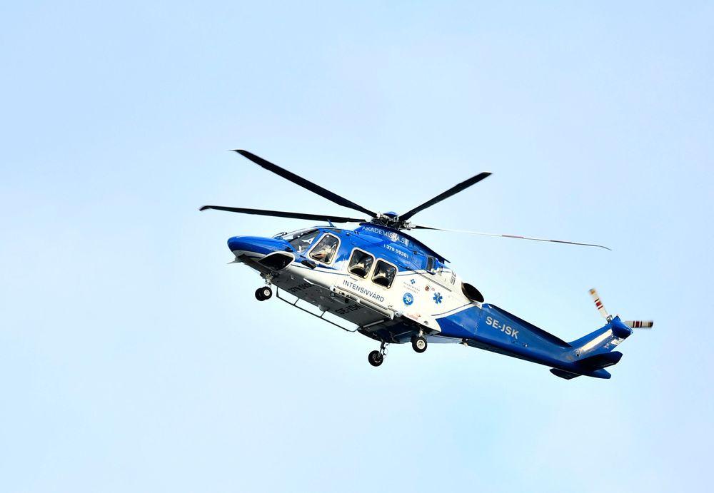 الشرطة السويدية تطارد رجل مسلح بواسطة طائرة هليكوبتر