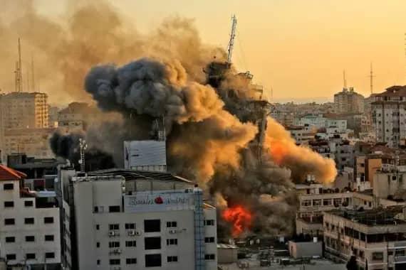 مقتل 10 فلسطينيين في غارات إسرائيلية على غزة 